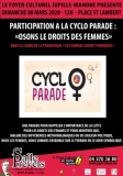 PARTICIPATION A LA CYCLO PARADE : «OSONS LES DROITS DES FEMMES»