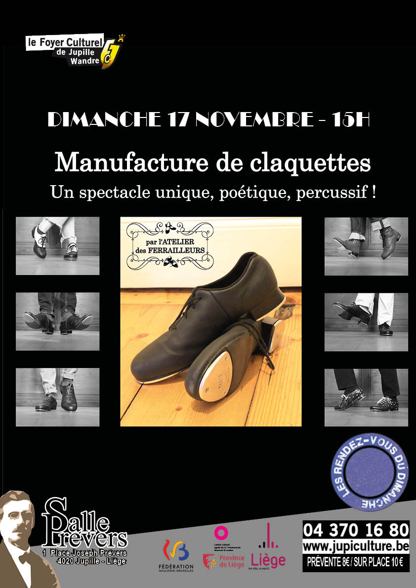 2024 11 17 La manufacture des claquettes Affiche