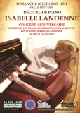 
R&Eacute;CITAL DE PIANO D'ISABELLE LANDENNE 
