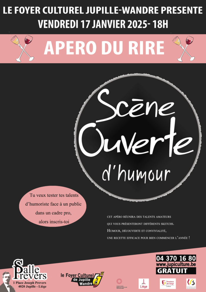 SCÈNE OUVERTE D’HUMOUR - APÉRO DU RIRE