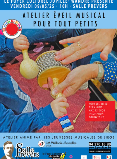 ATELIER ÉVEIL MUSICAL POUR TOUT PETITS